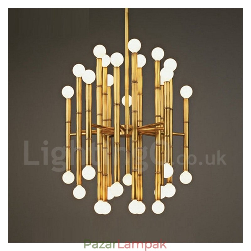 Modern, kortárs 30 Light 2 rétegű csillár a fényhez