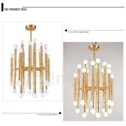 Modern, kortárs 30 Light 2 rétegű csillár a fényhez