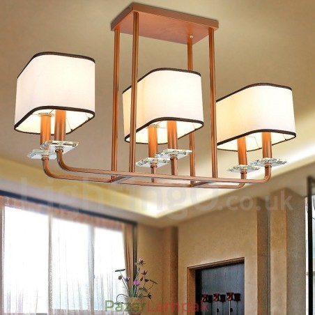 Modern, kortárs 6 fényű, egyszintes csillár lámpa Modern, kortárs 6 fényű, egyszintes csillár lámpa
