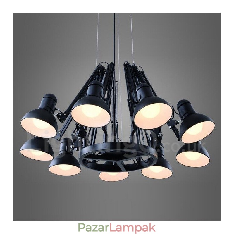 9 Light Modern, modern, egyszintes csillár lámpa