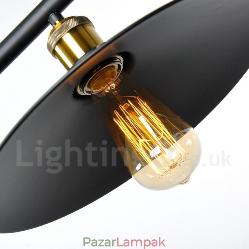 2 Light Country Vintage fém függőlámpa