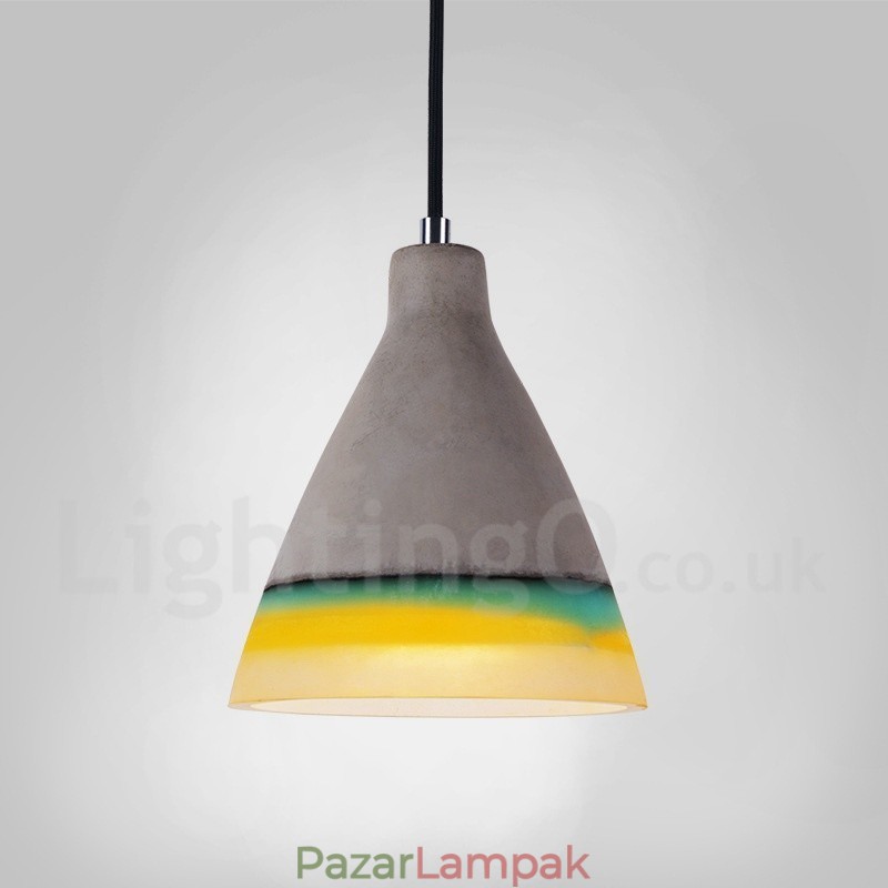 1 Light Vintage Concrte függőlámpa
