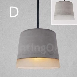 1 Light Vintage Concrte függőlámpa