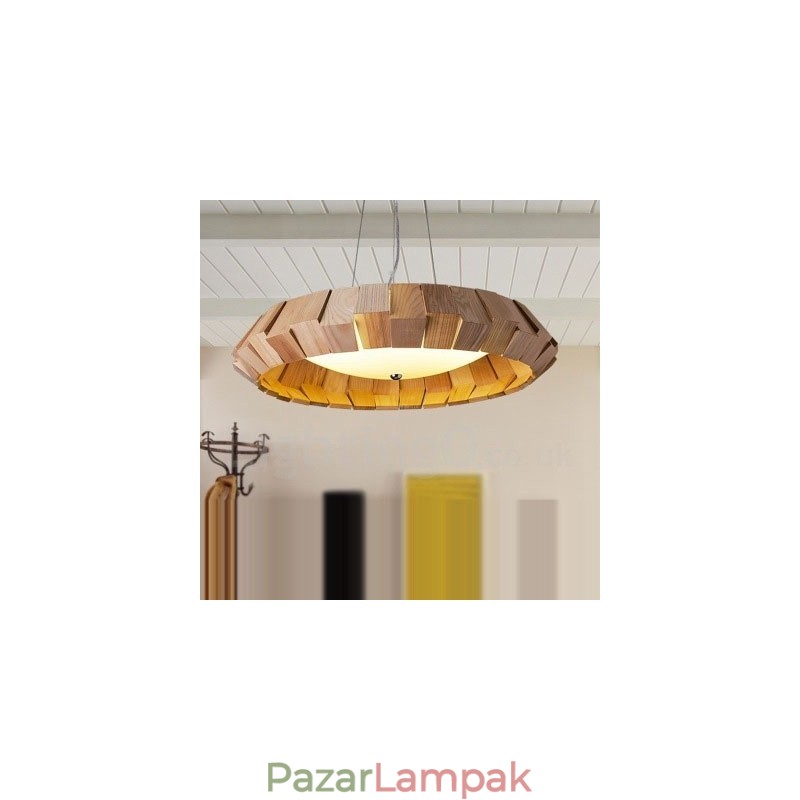 Modern, modern fa függőlámpa