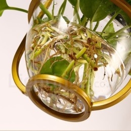 Hagyományos klasszikus, egyfényes üveg függőlámpa