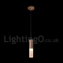 Modern, modern One Light fából készült függőlámpa