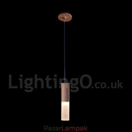 Modern, modern One Light fából készült függőlámpa Modern, modern One Light fából készült függőlámpa