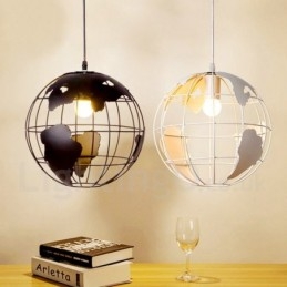 Country Vintage Globe fém függőlámpa