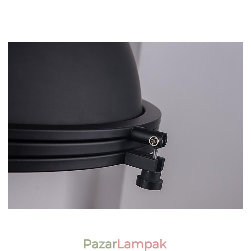 Fekete vintage fém függőlámpa