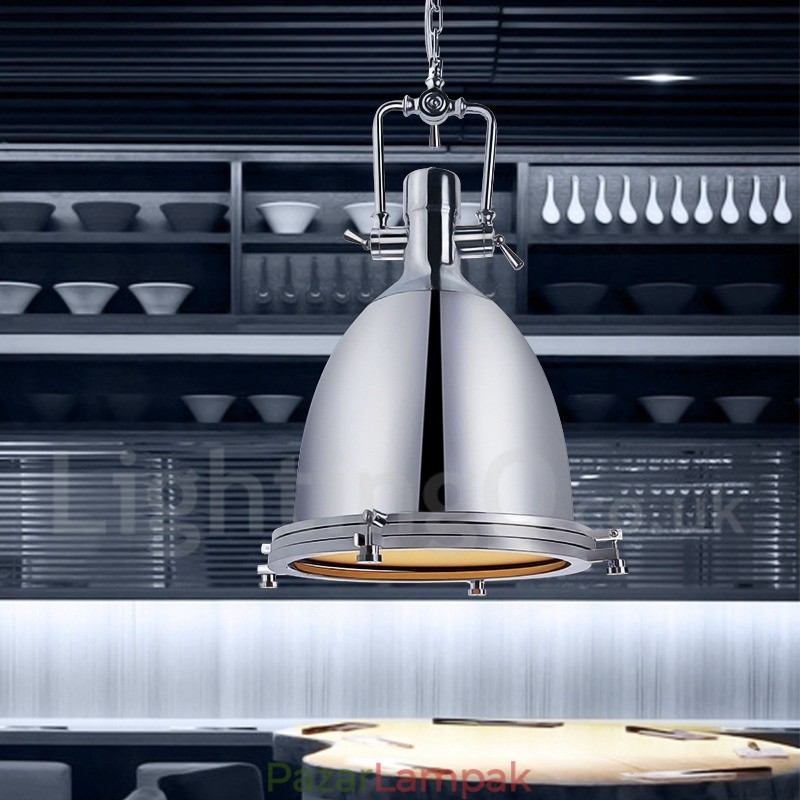 Vintage fém függőlámpa