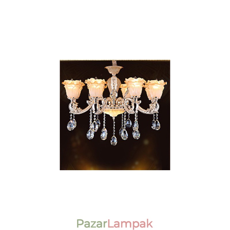 Európai stílusú Retro Crystal függőlámpa Amerikai lámpa