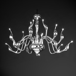 Modern csillár 18 Lights G4 króm bevonat
