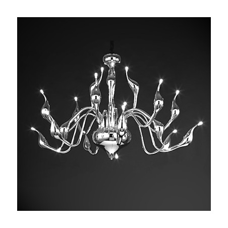 Modern csillár 18 Lights G4 króm bevonat Modern csillár 18 Lights G4 króm bevonat