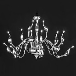 Modern csillár 18 Lights G4 króm bevonat