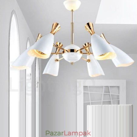 Modern, kortárs 6 fényű csillár lámpa Modern, kortárs 6 fényű csillár lámpa