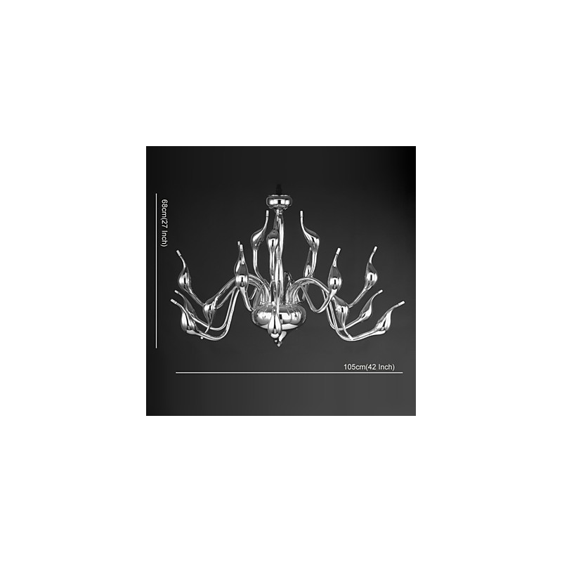 Modern csillár 18 Lights G4 króm bevonat
