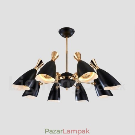 Modern modern 8 fényes csillár lámpa Modern modern 8 fényes csillár lámpa