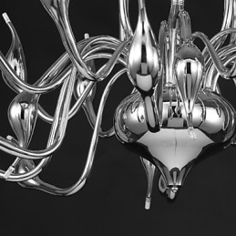 Modern csillár 18 Lights G4 króm bevonat