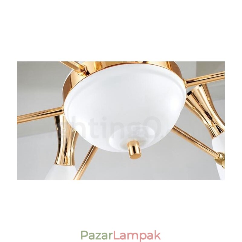 Modern modern 8 fényes csillár lámpa