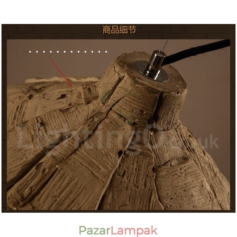 Vintage Concrte függőlámpa