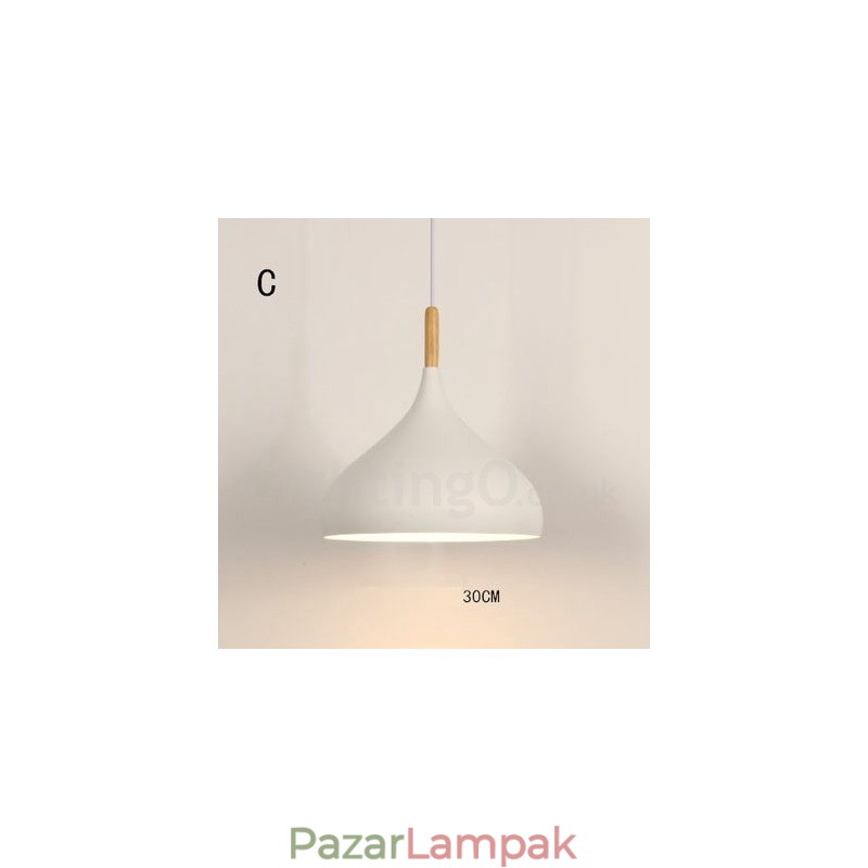 Modern, kortárs 1 fényes függőlámpa