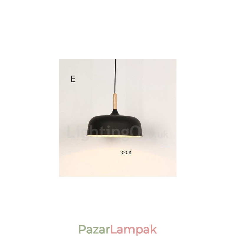 Modern, kortárs 1 fényes függőlámpa