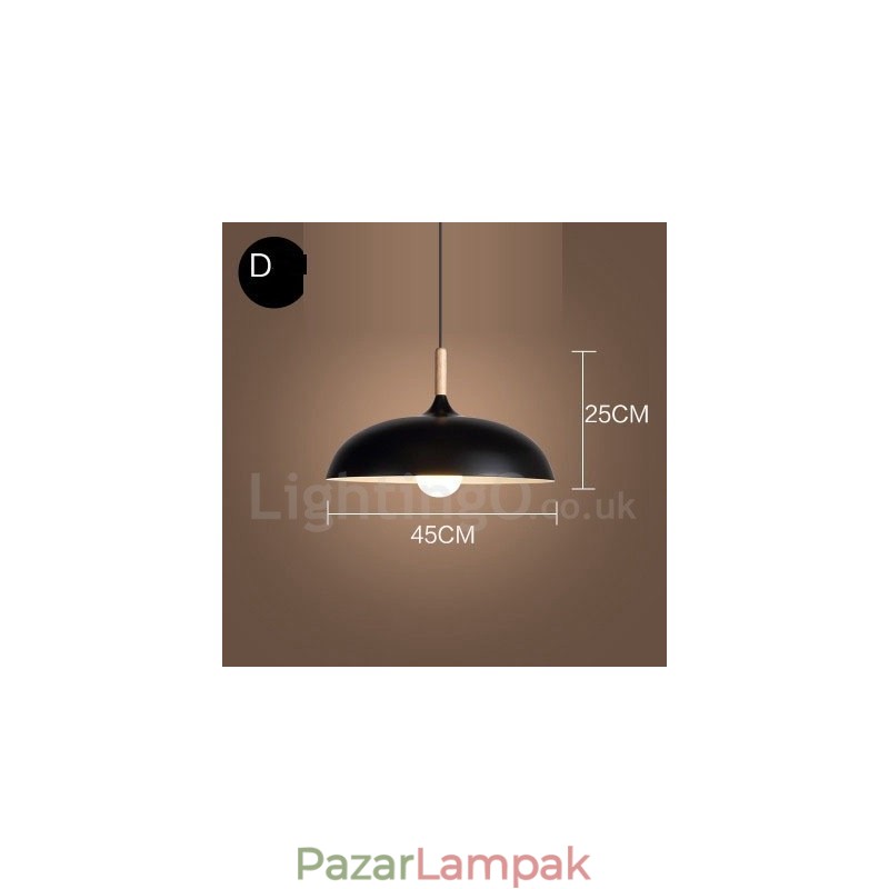 Modern, kortárs 1 fényes függőlámpa