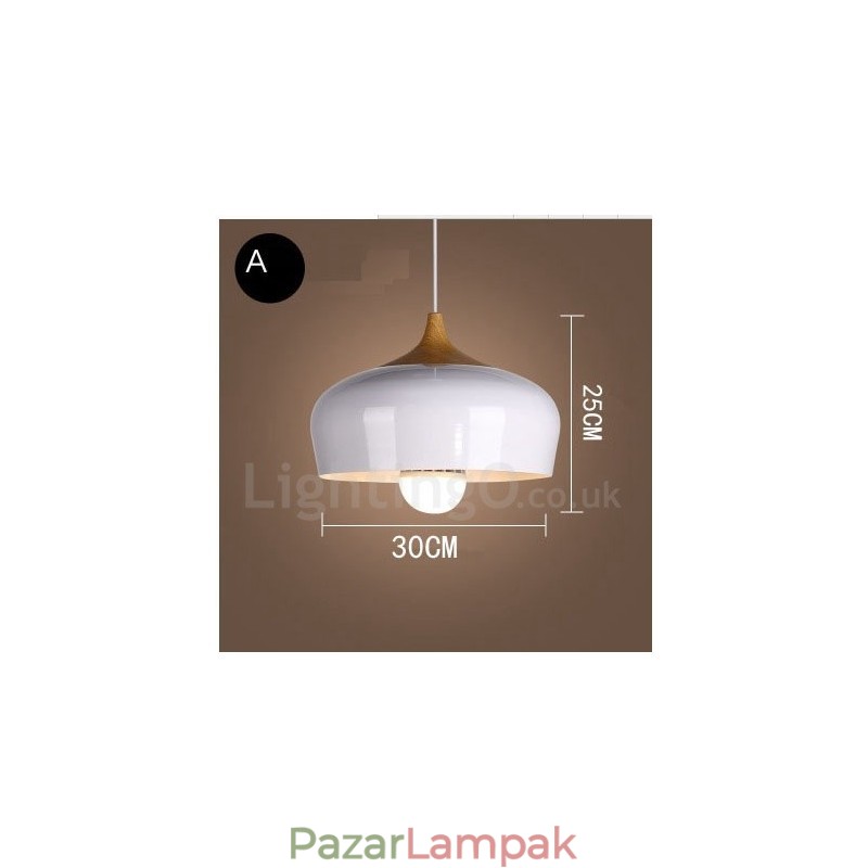 Modern, kortárs 1 fényes függőlámpa