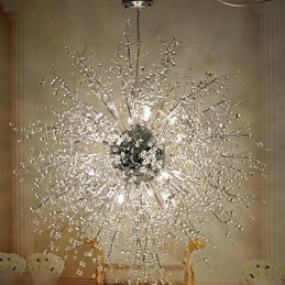 Modern Lámpás Globe Crystal króm fém süllyesztett tartó