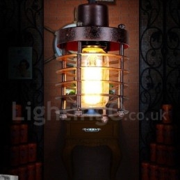 1 Light Retro Vintage réz függőlámpa