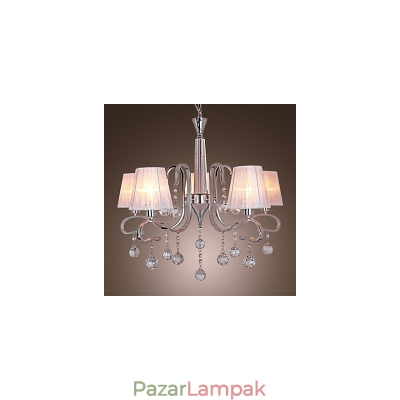 Modern kortárs kristályból galvanizált csillár