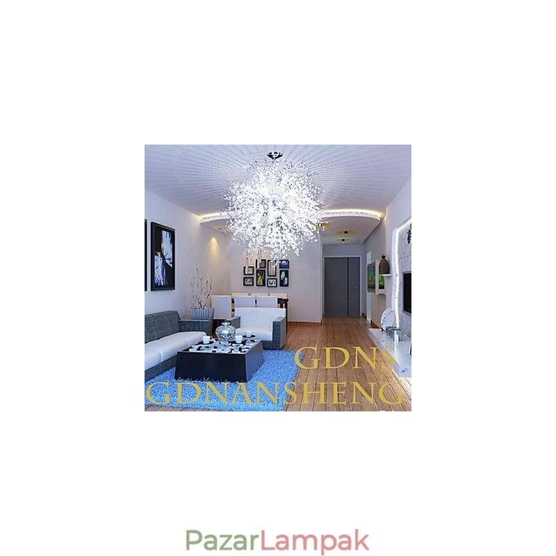 Modern Lámpás Globe Crystal króm fém süllyesztett tartó