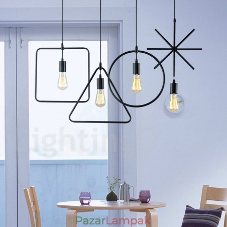 Modern, kortárs fém 1 fényű függőlámpa Modern, kortárs fém 1 fényű függőlámpa