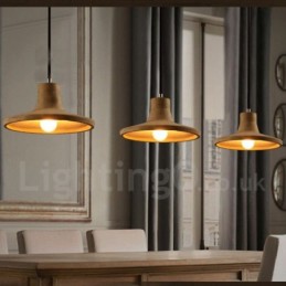 Modern, kortárs, betonozott, egyfényes függőlámpa