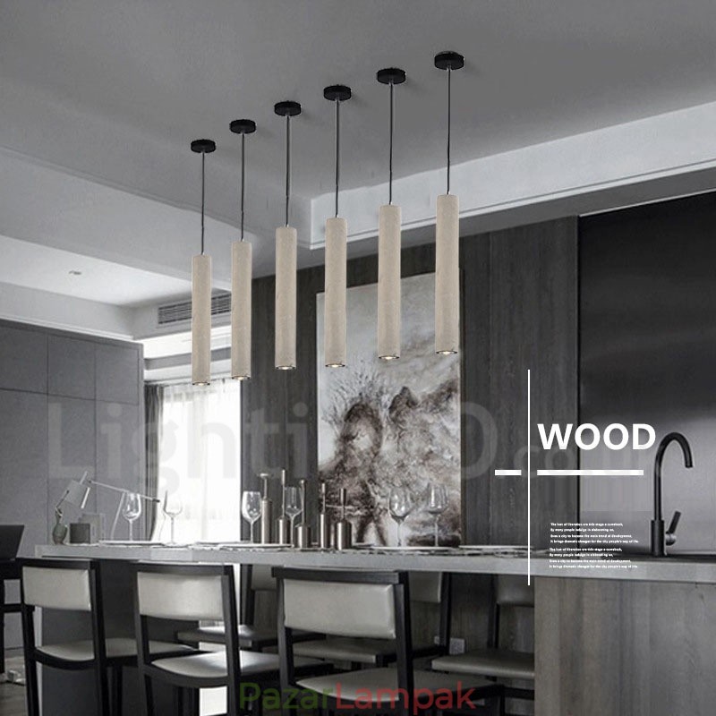 Modern kortárs 1 Light Concrte függőlámpa