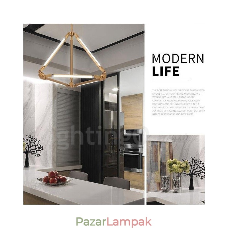 Modern, kortárs függőlámpa