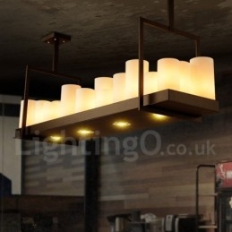 Rusztikus Lodge Vintage gyertyatartó függőlámpa