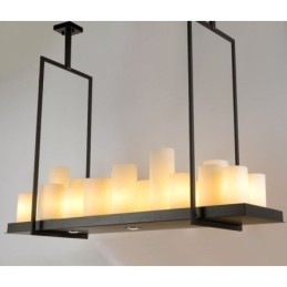 Rusztikus Lodge Vintage gyertyatartó függőlámpa