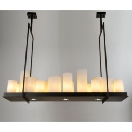 Rusztikus Lodge Vintage gyertyatartó függőlámpa