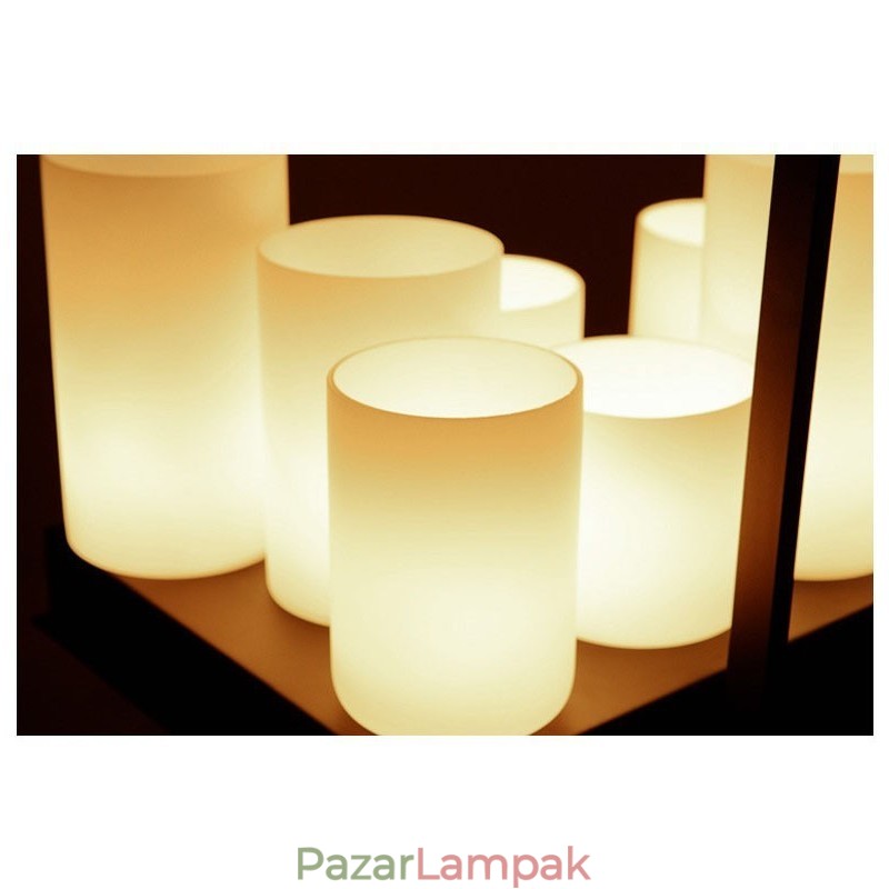 Rusztikus Lodge Vintage gyertyatartó függőlámpa