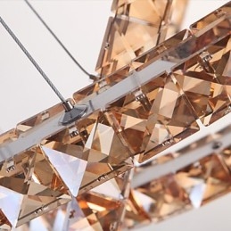 Mennyezeti lámpák divatos stílusú gyűrűs kristály mennyezeti lámpával