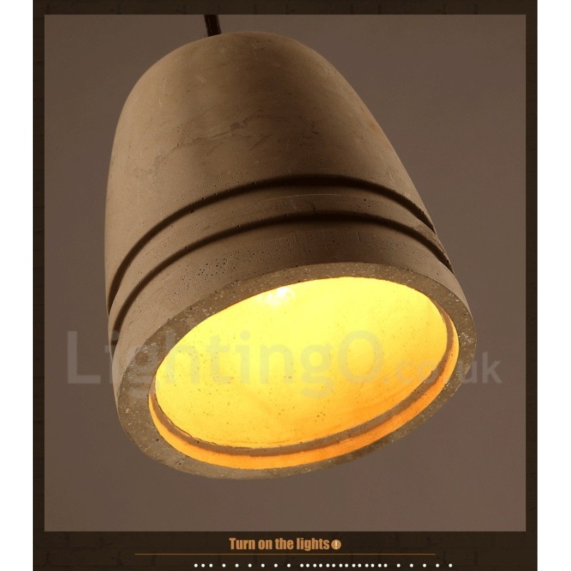 Retro Vintage Concrte függőlámpa