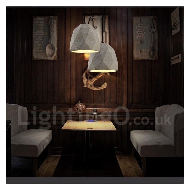 Vintage Concrte 1 Light függőlámpa