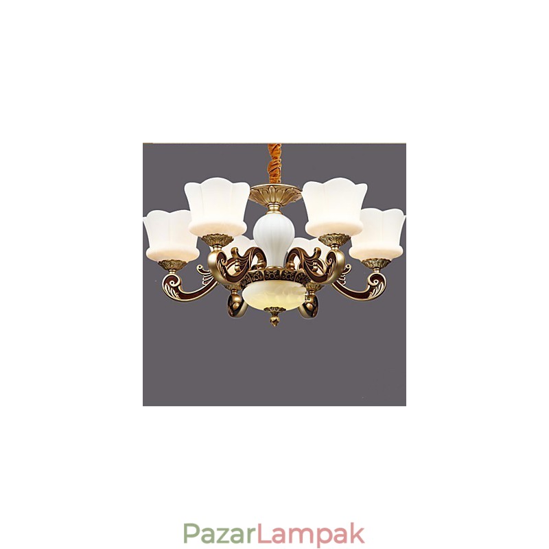 Garden Creative cink ötvözet Retro étkező függőlámpa Csillár