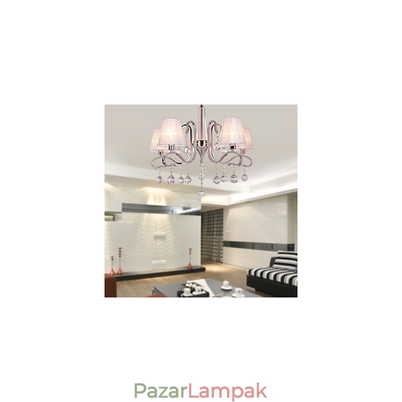 Modern kortárs kristályból galvanizált csillár