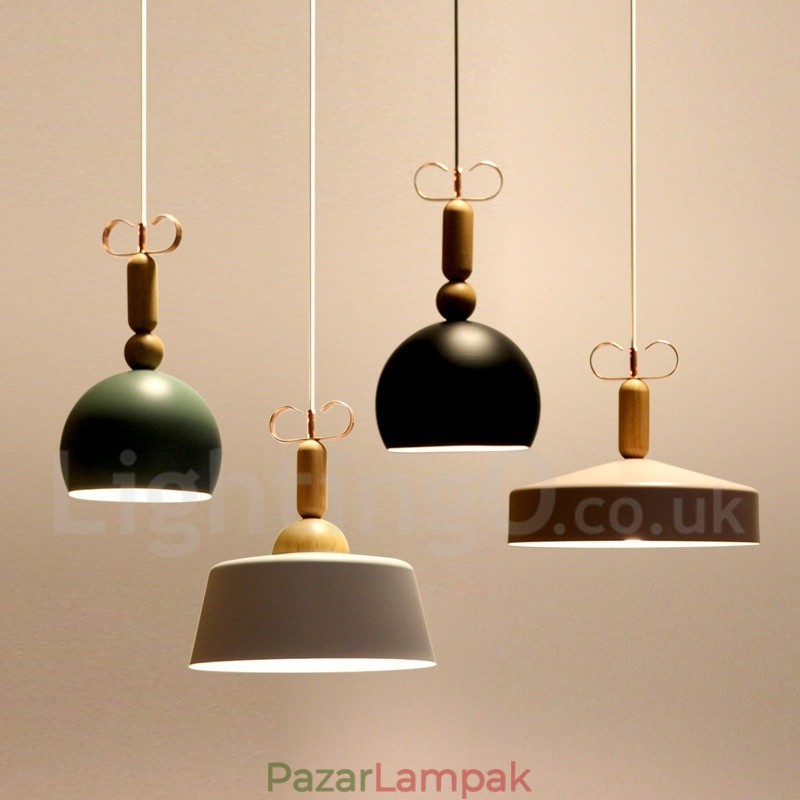 Modern, kortárs többszínű függőlámpa