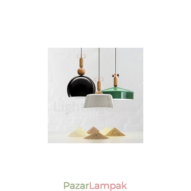 Modern, kortárs többszínű függőlámpa