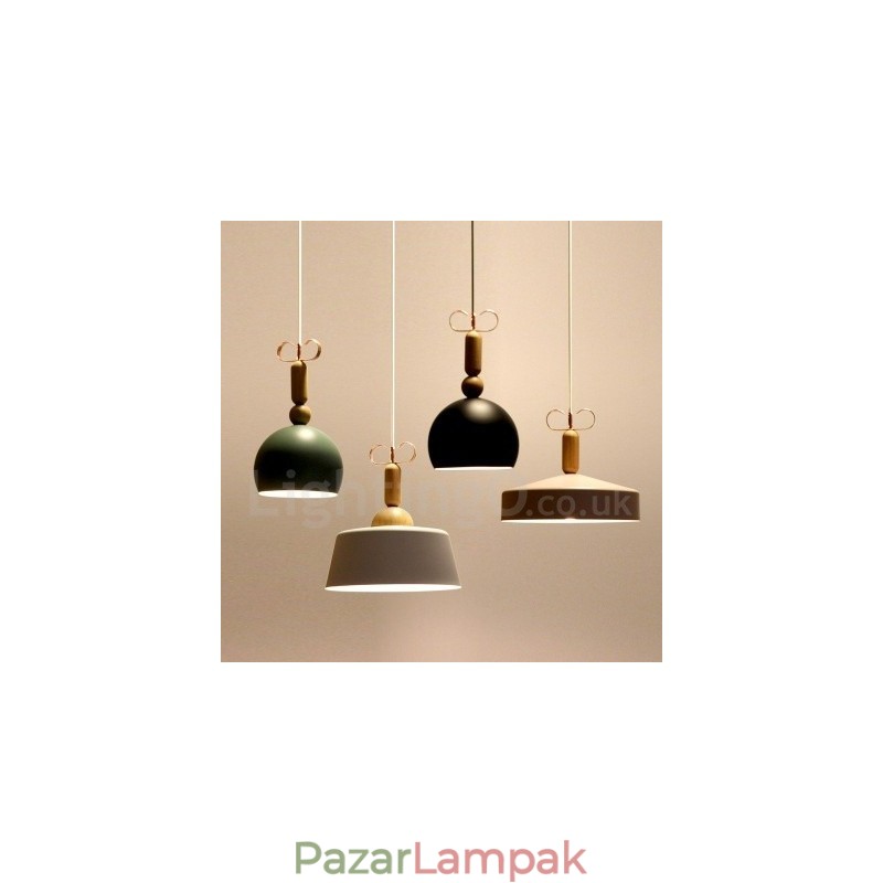 Modern, kortárs többszínű függőlámpa