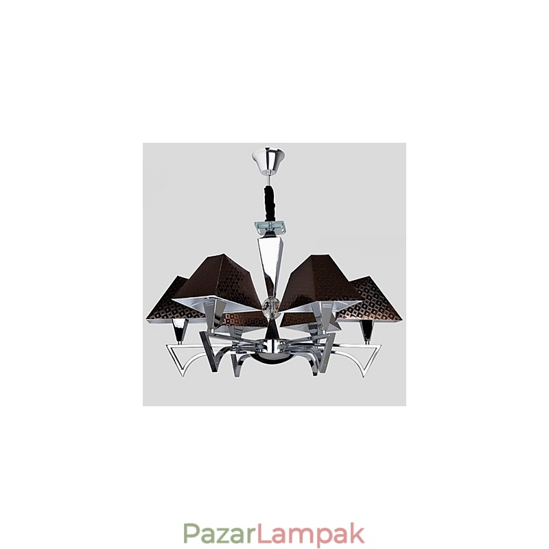 Divat kovácsoltvas csillár világítás Art csillár 6 lámpával