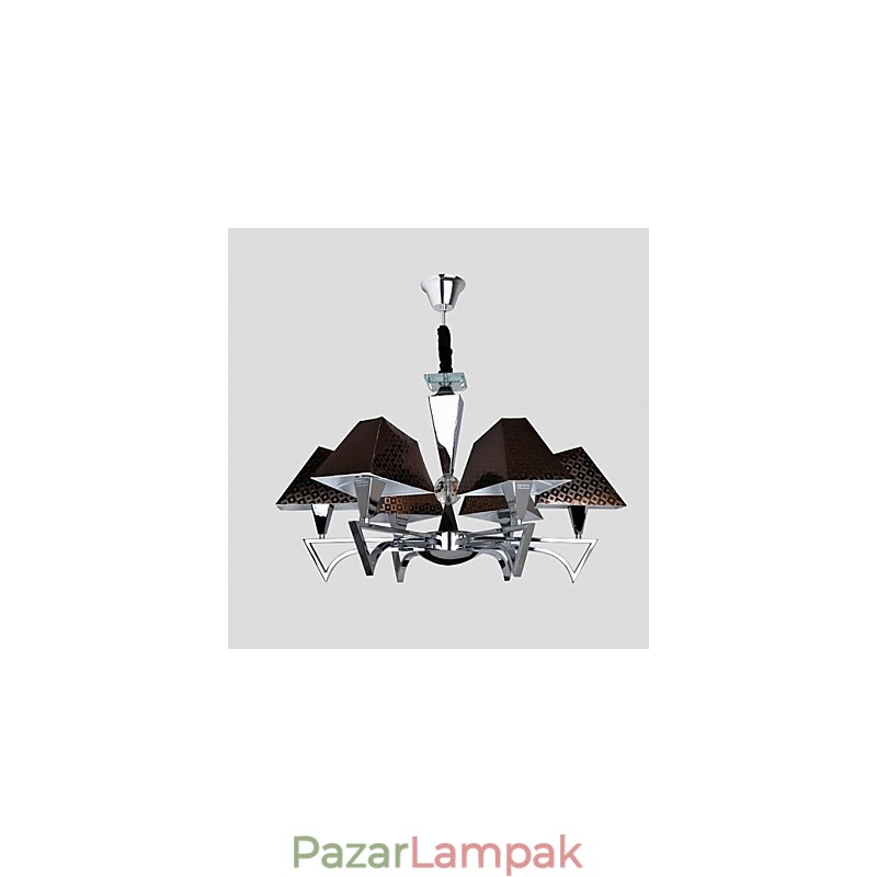 Divat kovácsoltvas csillár világítás Art csillár 6 lámpával